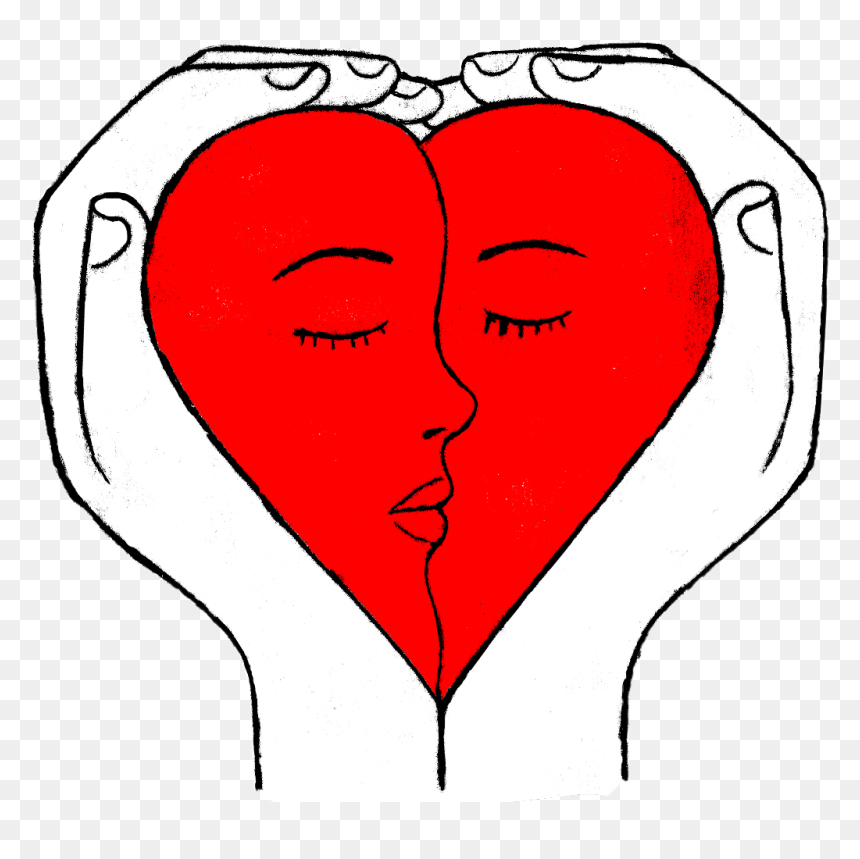 #love #hands #heart #brokenheart #sad #tear #person - P And B Love, HD Png Download - sad person png