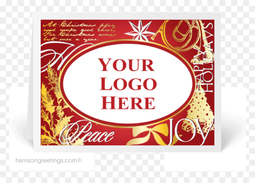 Custom Holiday Logo Card - Christmas Card, HD Png Download - christmas card png