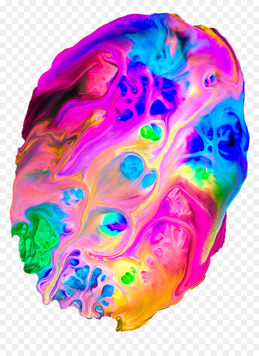 Abstract Art, HD Png Download - paint spill png