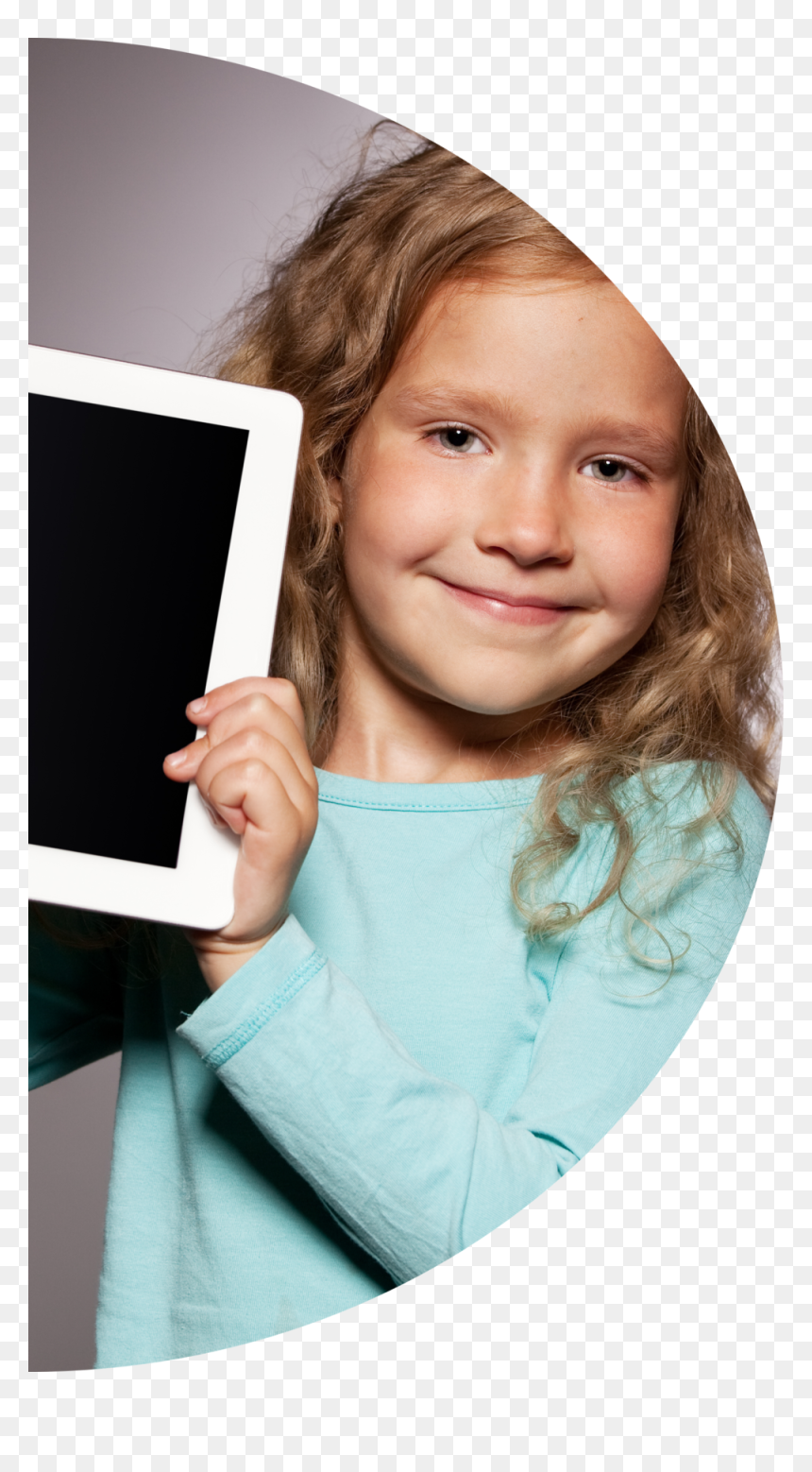 Tablet - Kid With A Computer Tablet, HD Png Download - tablet.png