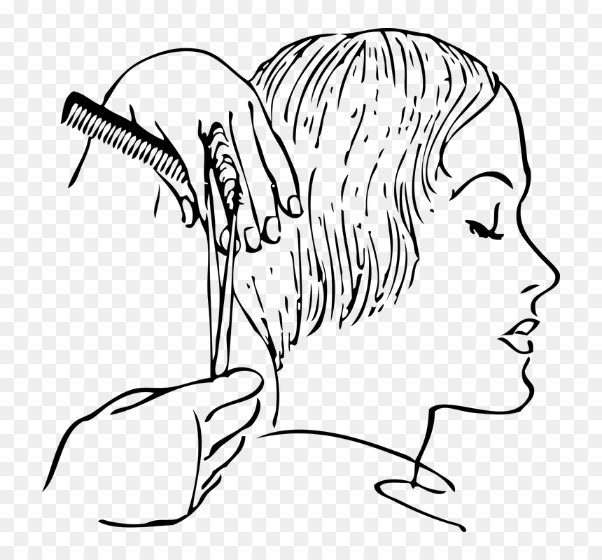 Hair Cutting Clip Art, HD Png Download - hairdresser png