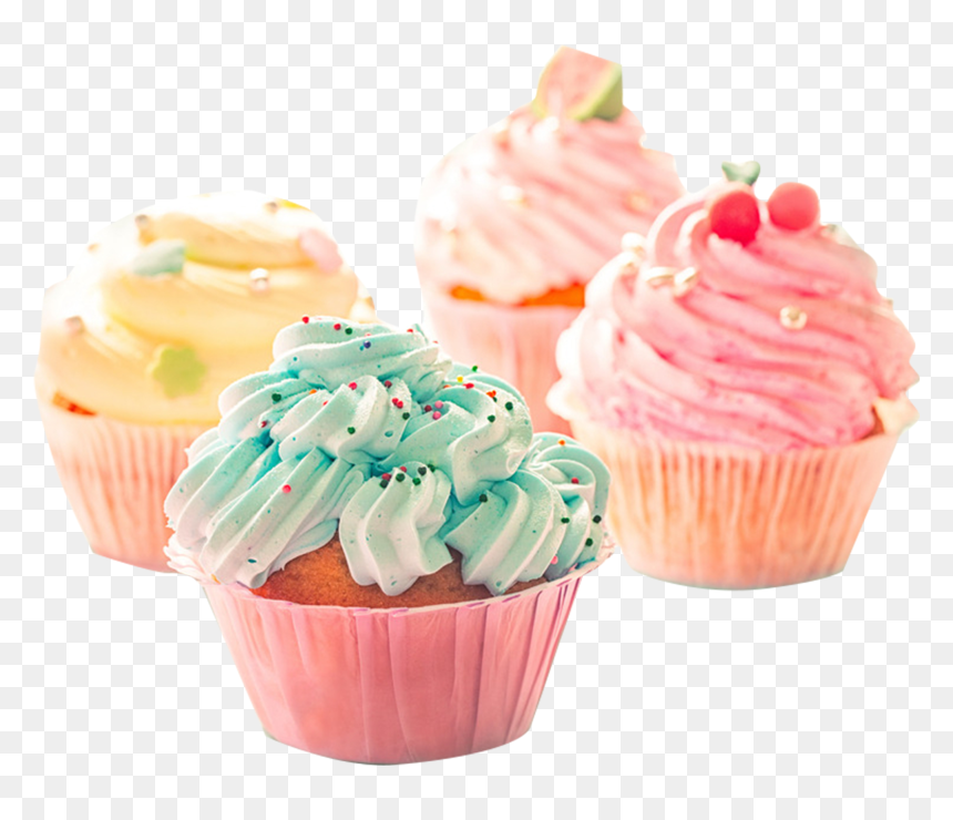 Romantic Pink Cake Decoration Vector - Muffine Fond D Écran, HD Png Download - cupcake vector png