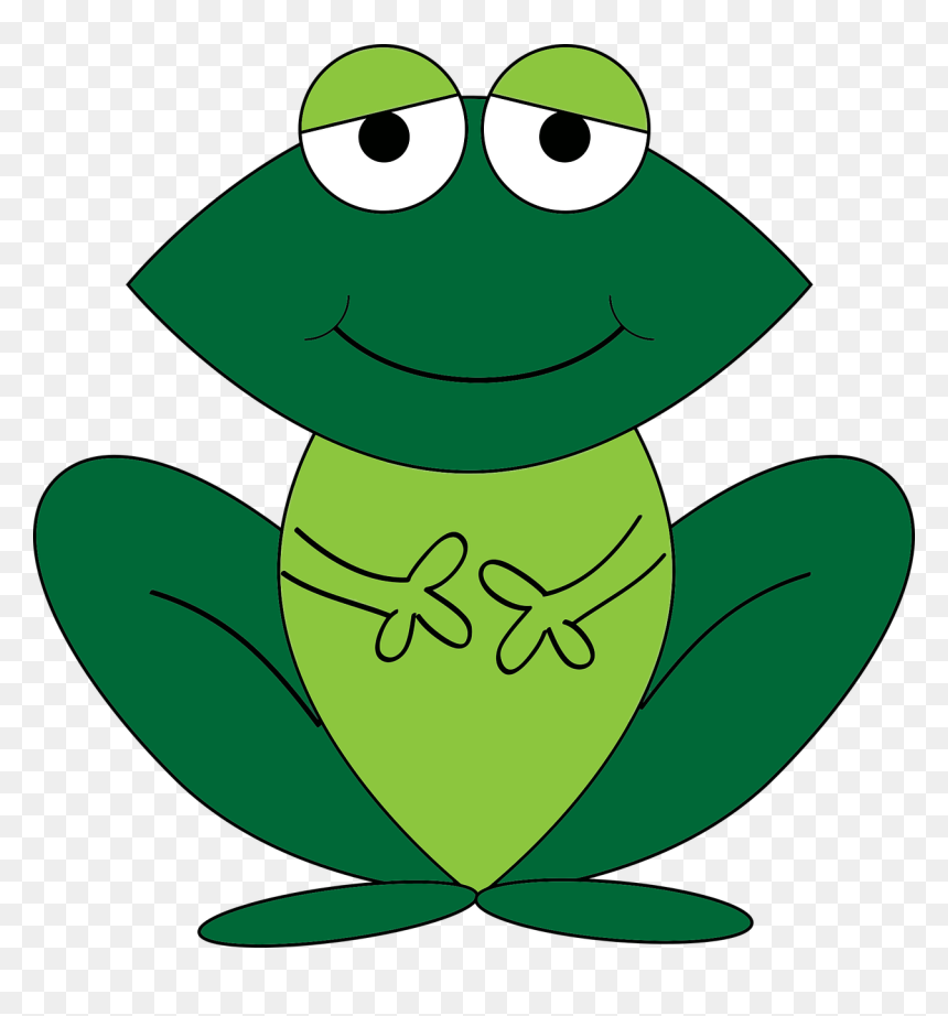 Animated Frog No Background, HD Png Download - cartoon animal png