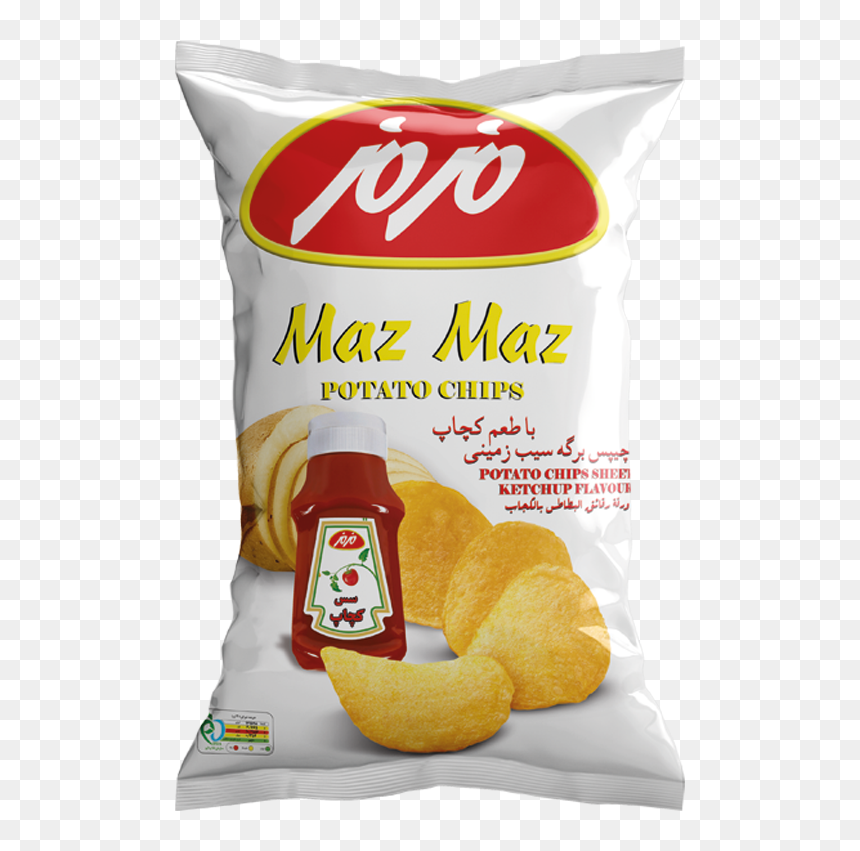 Potato Chips - Ketchup Flavor - Maz Maz Chips, HD Png Download - potato chip png