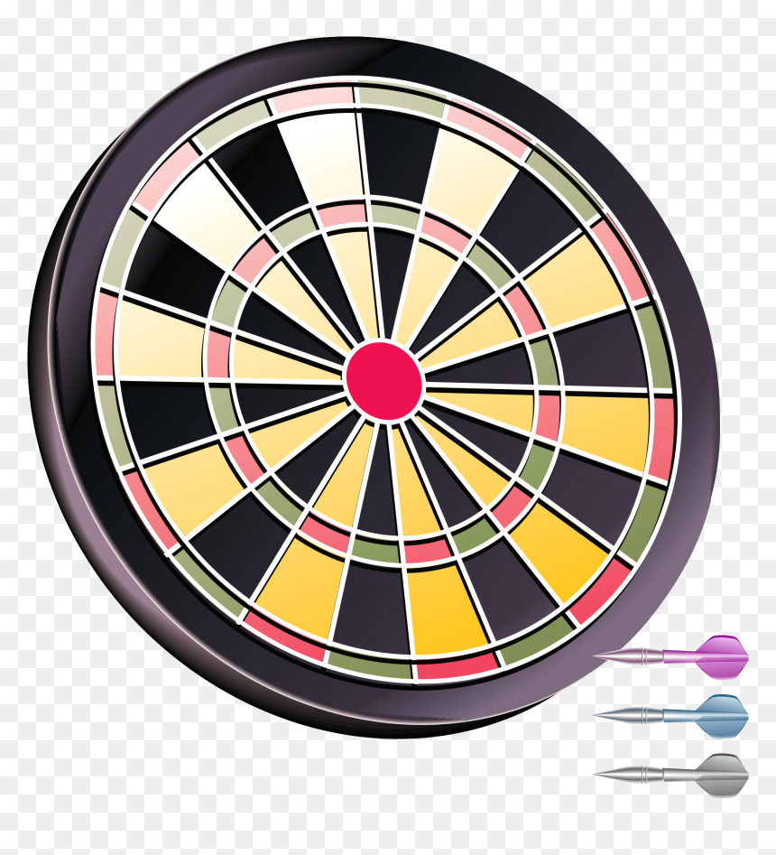 Winmau Pro Sfb Dartboard, HD Png Download - dartboard png