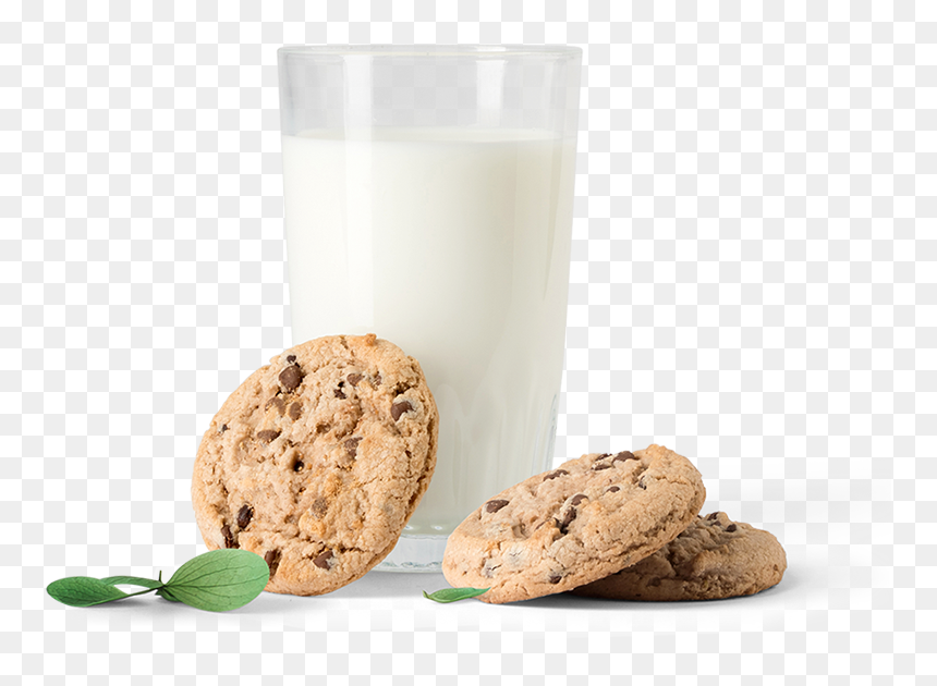 Peanut Butter Cookie, HD Png Download - milk glass png