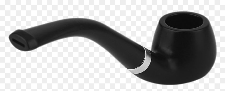 Black Pipe - Tobacco Pipe, HD Png Download - smoking pipe png