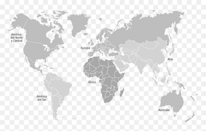 Puntos De Ventas Bauer En El Mundo - Map Of Where Chipmunks Live, HD Png Download - puntos png