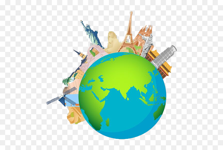 Travel Earth Globe Png Free Download - Earth Is Lock Down, Transparent Png - earth planet png