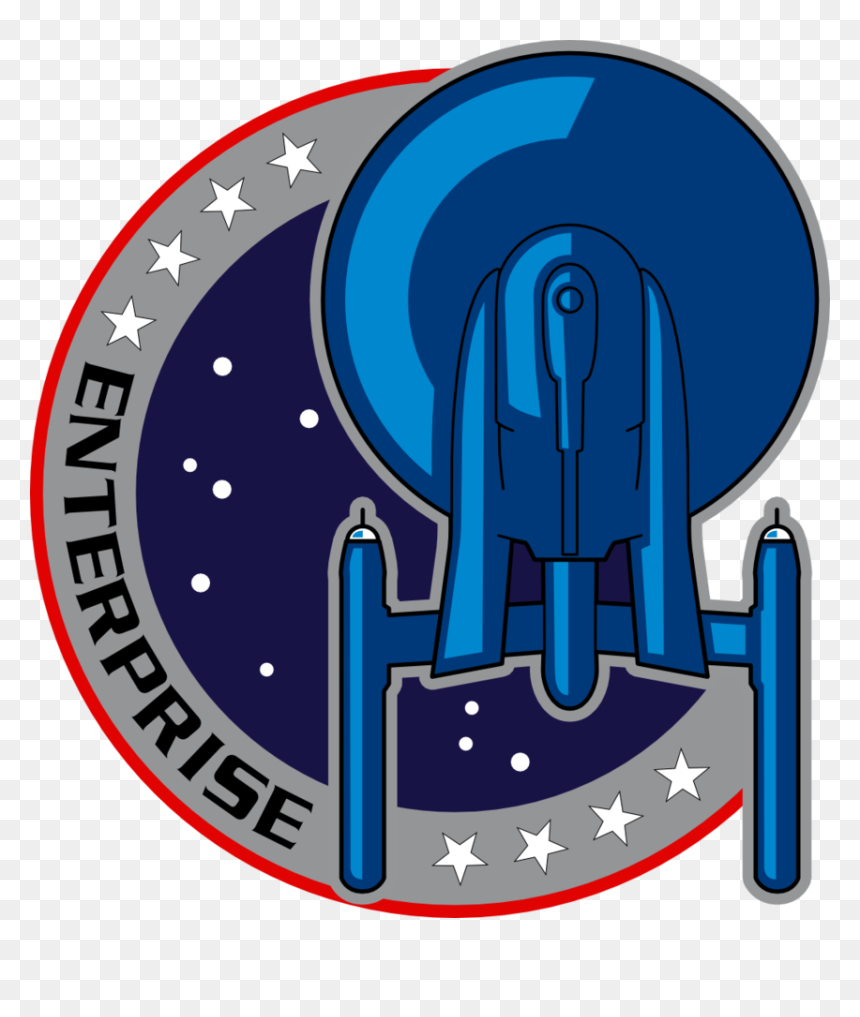 Starship Enterprise Starfleet Star Trek T"pol - Star Trek Enterprise Badge, HD Png Download - star trek enterprise png