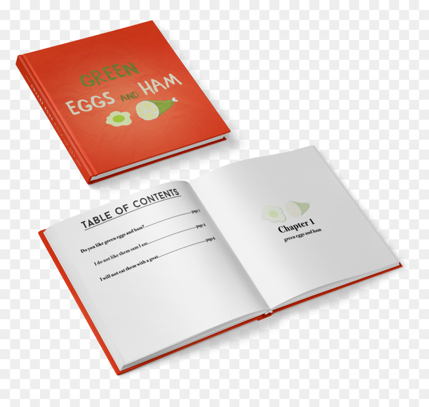 Green Eggs And Ham - Brochure, HD Png Download - green eggs and ham png