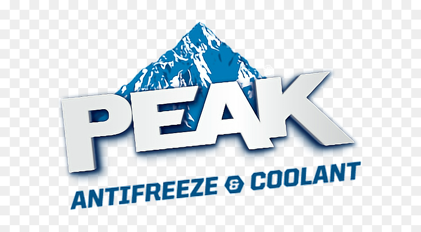 #logo #peak #antifreeze #coolant #blue #car #mountain - Peak Antifreeze Coolant Logo, HD Png Download - mountain peak png