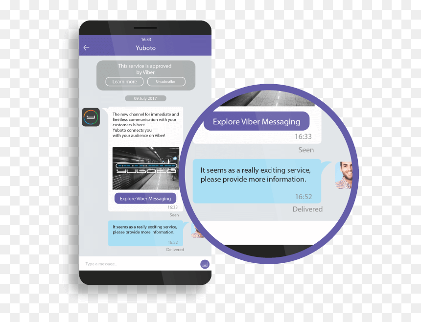 Twoway Viber Messaging - Iphone, HD Png Download - viber logo png
