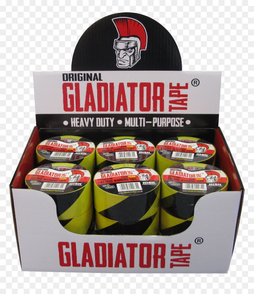 Gladiator Hazard Warning Tape - Box, HD Png Download - warning tape png