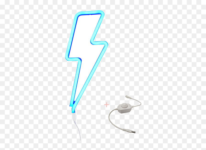 Sign, HD Png Download - blue lightning bolt png