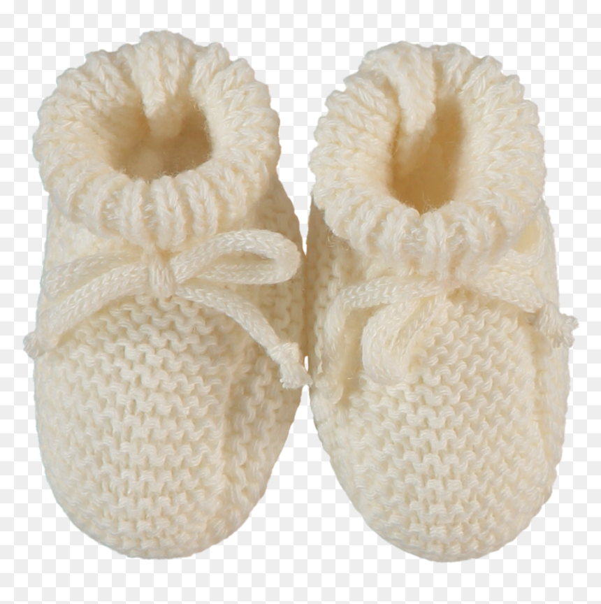 Knitted Newborn Booties - Baby Booties Transparent Background, HD Png Download - baby shoes png