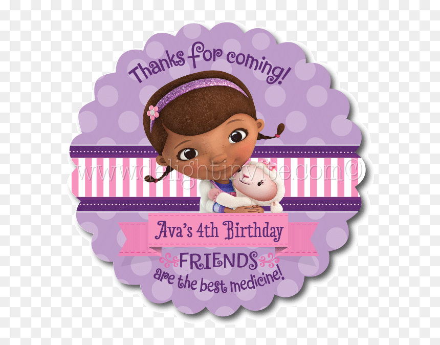 Doc Mcstuffins Clipart Bag - Strawberry Shortcake Gift Tags, HD Png Download - doc mcstuffins bandaid png