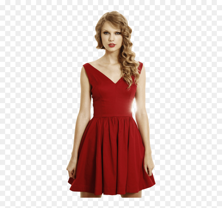 Taylor Swift In Words, HD Png Download - woman in dress png