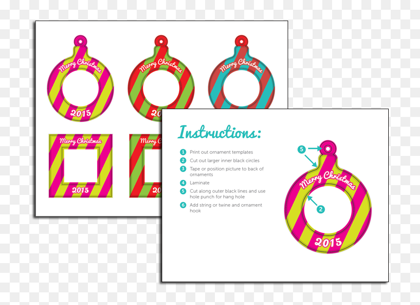 Christmas Ornaments Christmas Ornaments - Circle, HD Png Download - twine bow png