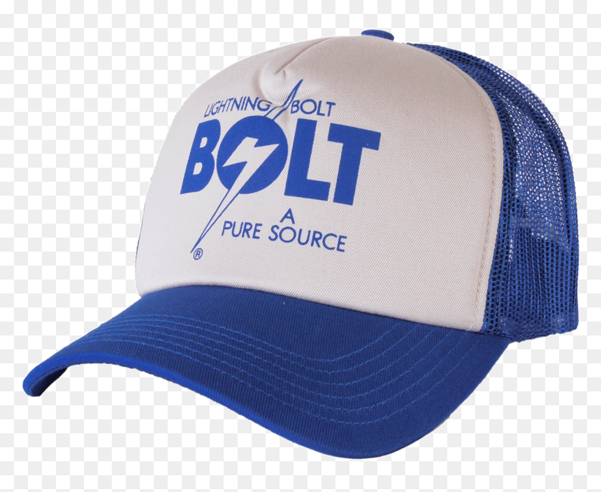 Lightning Bolt Trucker, HD Png Download - blue lightning bolt png