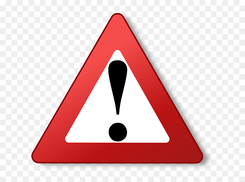 Warning Sign, HD Png Download - red exclamation point png