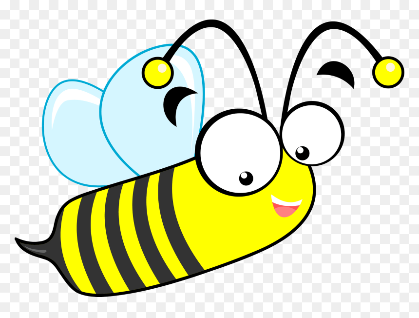 Cartoon, HD Png Download - cartoon bee png