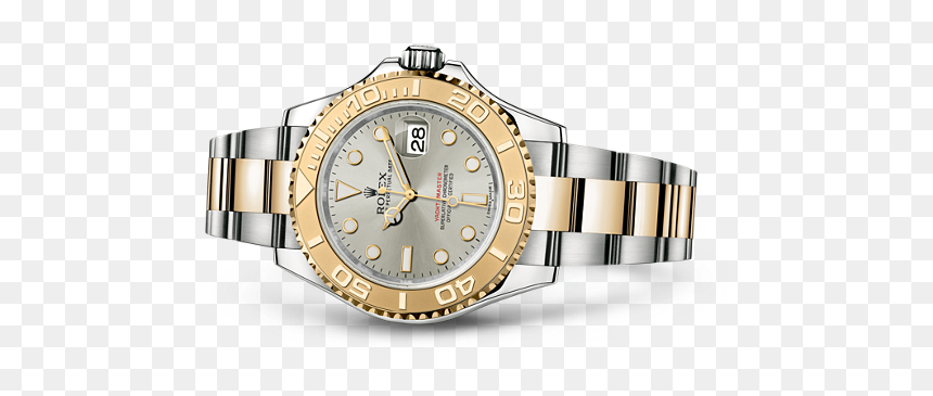 Replica Rolex Datejust Lady 31 Watch 18 Ct Yellow Gold, HD Png Download - rolex watch png