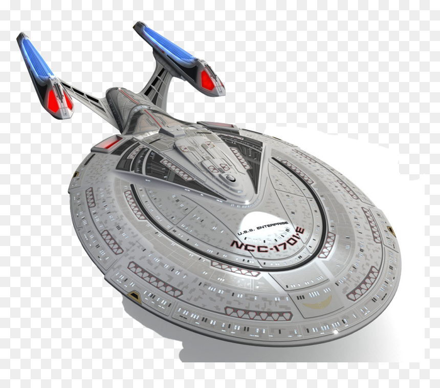 D Transparent Uss Enterprise Clip Stock - Star Trek Sovereign Class Armada, HD Png Download - star trek enterprise png