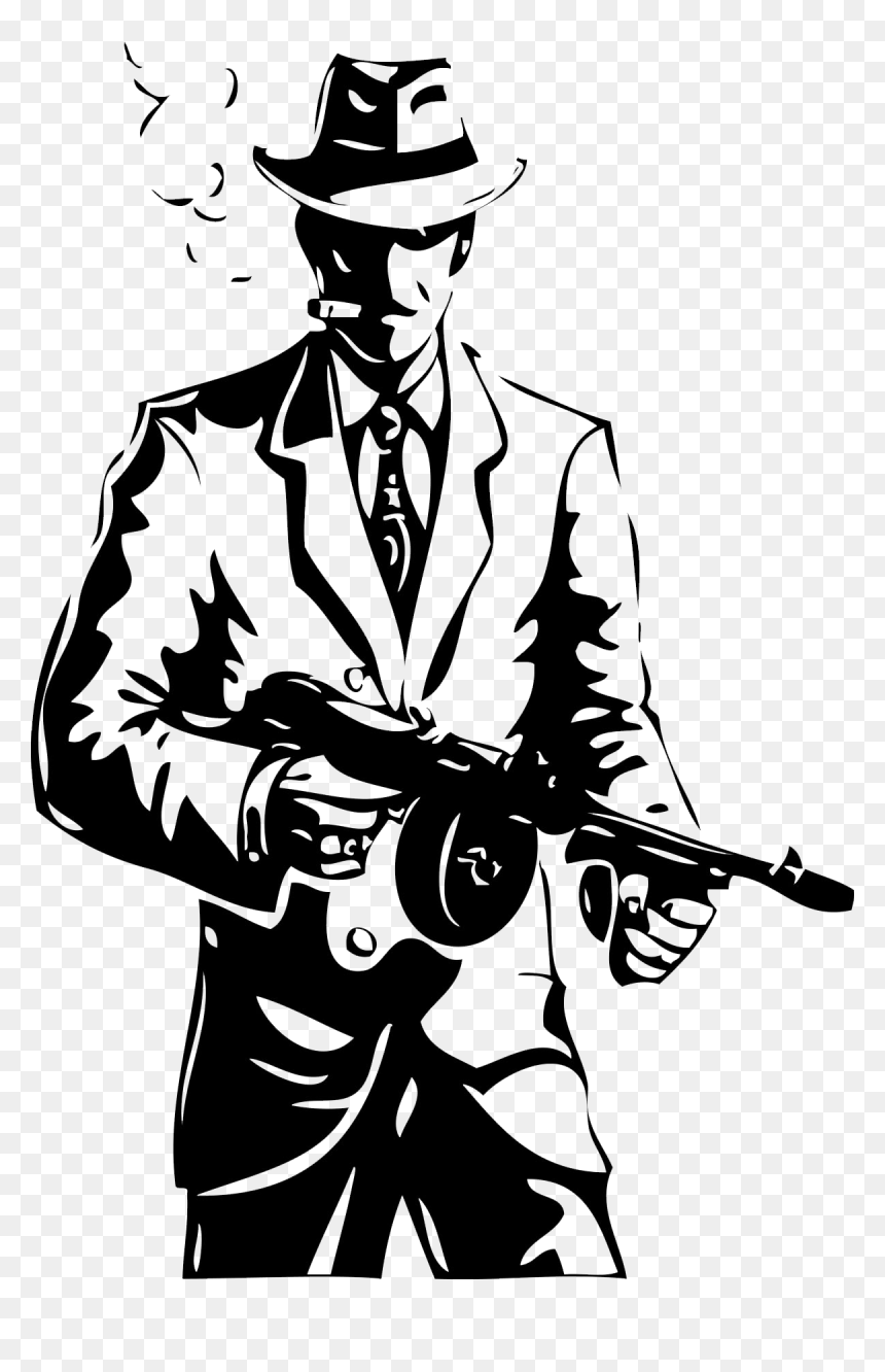 Hd Mafia Png , Free Unlimited Download - Mafia Drawing, Transparent Png - mobster png