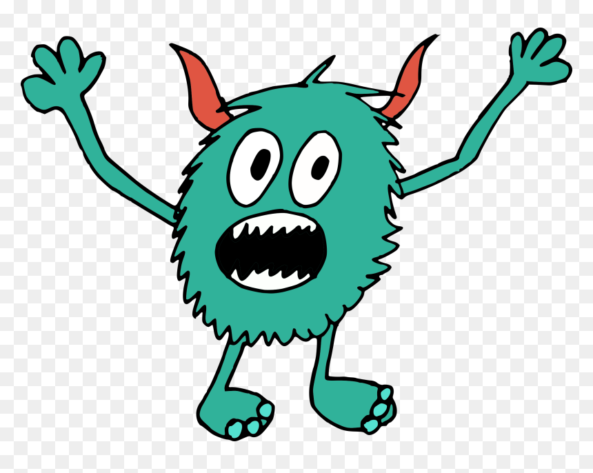 8 Cartoon Monster Vector 7, HD Png Download - cartoon animal png