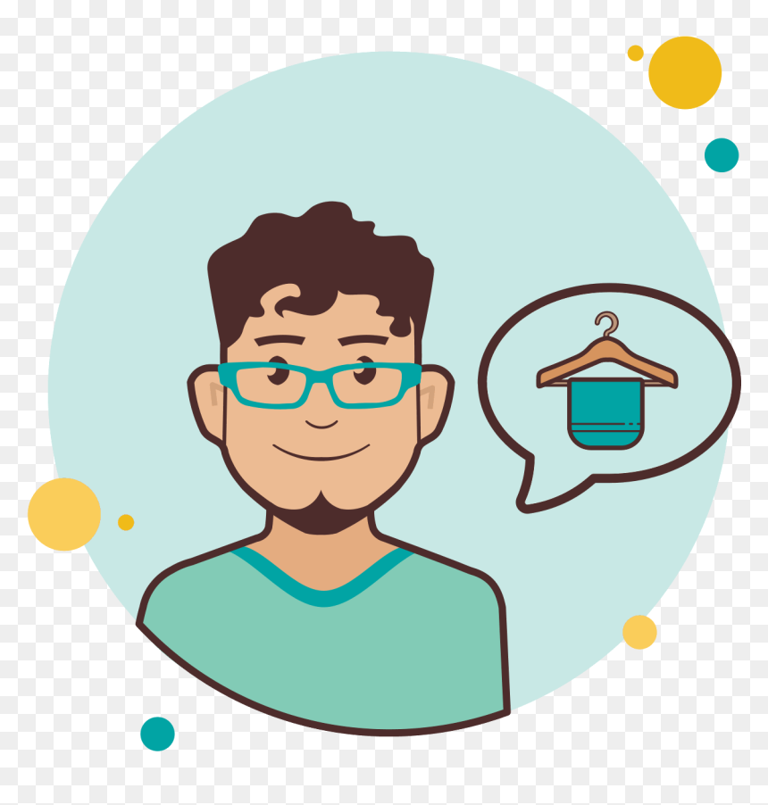 Man In Green Glasses Hotel Room Icon - Bolle Circolari Icon, HD Png Download - oculos png
