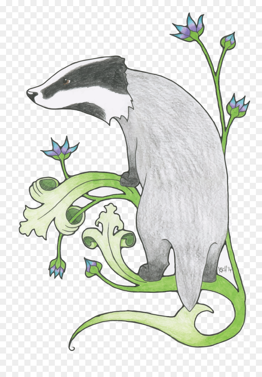 Art Nouveau Animal Illustration, HD Png Download - art nouveau png