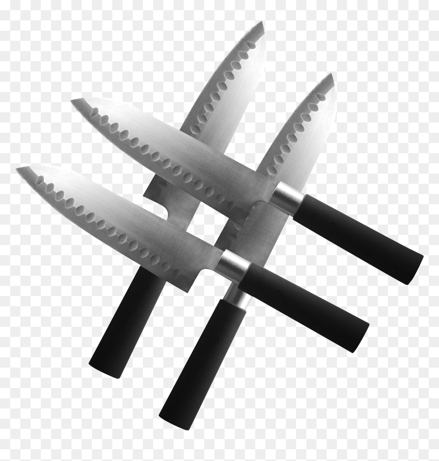 Cutting Knives Pair - Hashtag, HD Png Download - knives png