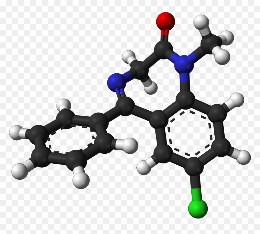 Famous Molecules - Coronene Stick And Ball, HD Png Download - molecules png