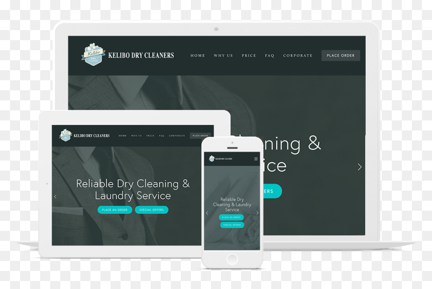 Dry Cleaner Website Design - Iphone, HD Png Download - simple scroll designs png