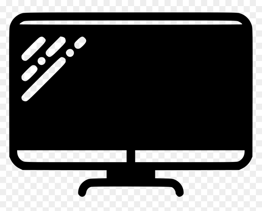 Tv - Tv On Tablet Icon Png, Transparent Png - lcd tv png