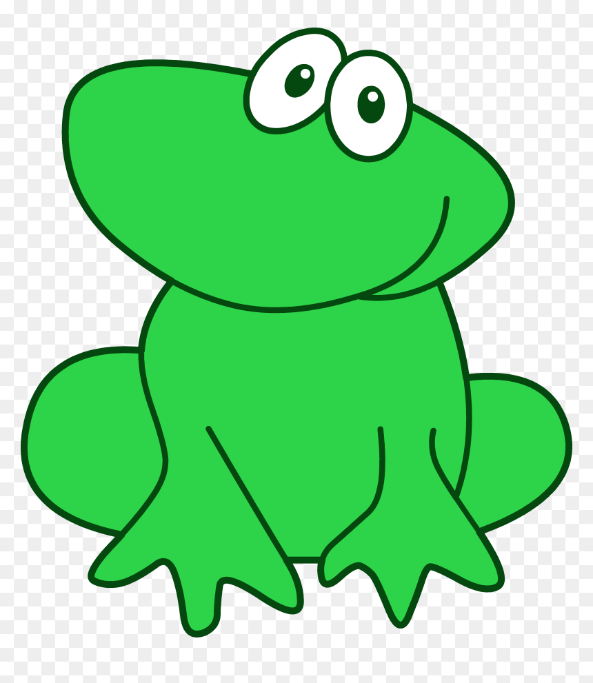 Green And Teal Clipart - Frog Green Clipart, HD Png Download - princess and the frog png