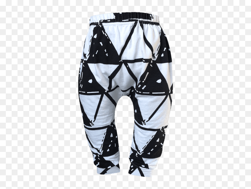 White & Black Baby And Toddler Pants - Hockey Pants, HD Png Download - black pants png