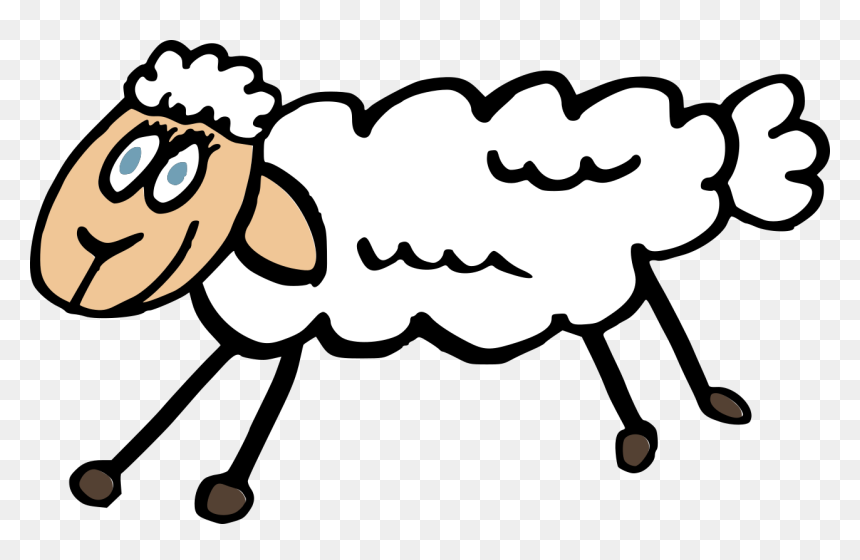 Cartoon Sheep 8, HD Png Download - cartoon animal png