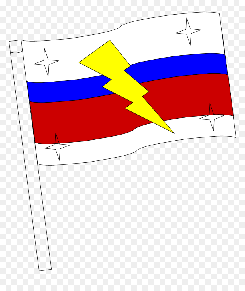 Flag, HD Png Download - blue lightning bolt png