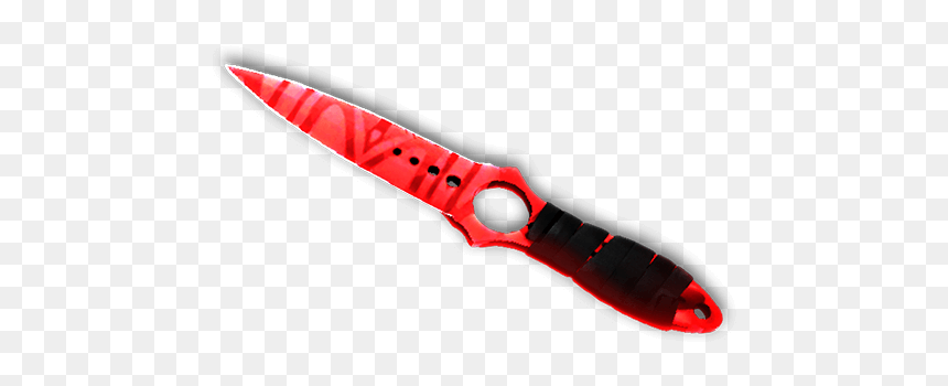 Skeleton Knife Crimson Web, HD Png Download - knives png
