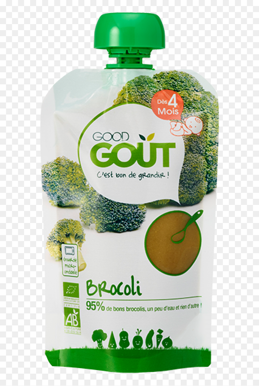 Purée De Légumes Dès 4 Mois 120g - Good Gout, HD Png Download - brocoli png