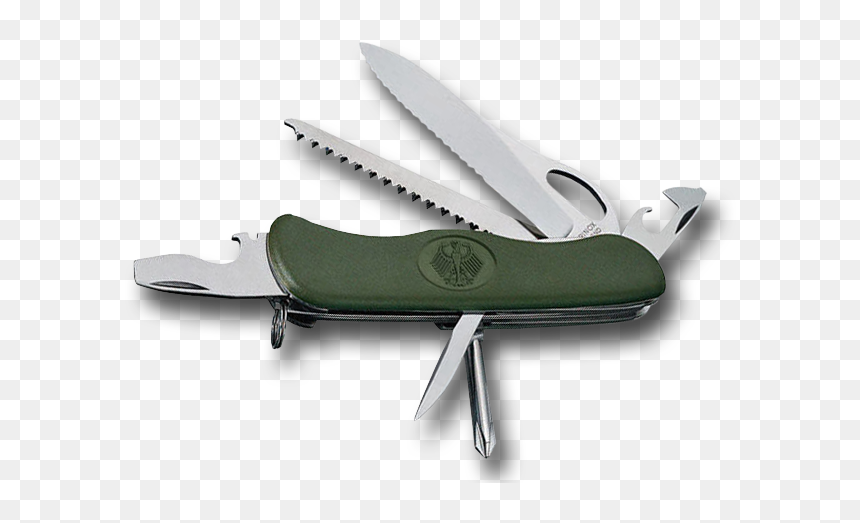 Victorinox 2009 Soldier Knife Bundeswehr Version Nobg - Victorinox Swiss Army, HD Png Download - knives png