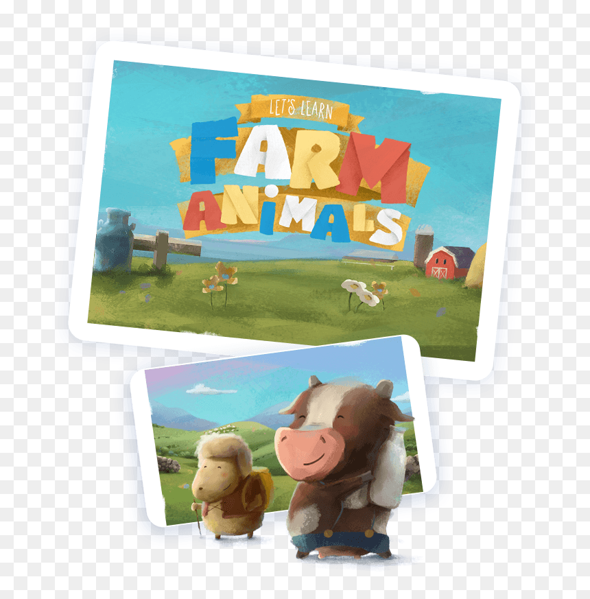 Cartoon, HD Png Download - farm animals png