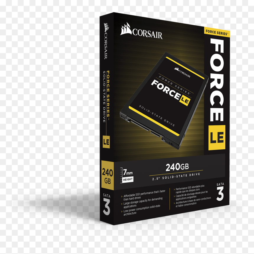 Thumb Image - Corsair 120gb Force Le Ssd, HD Png Download - ssd png