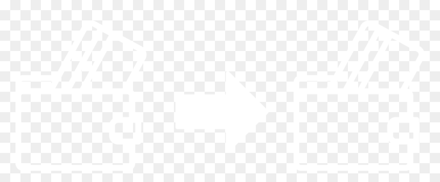 Down-arrow - Johns Hopkins Logo White, HD Png Download - white down arrow png