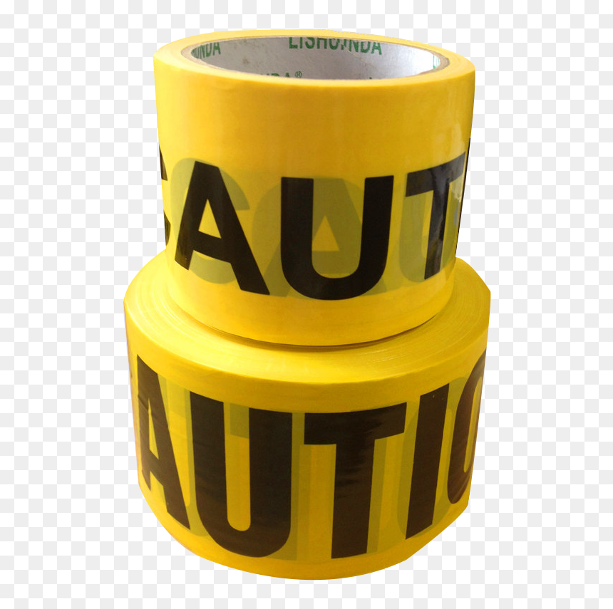 Caution Warning Custom Barricade Tape For Sale - Label, HD Png Download - warning tape png