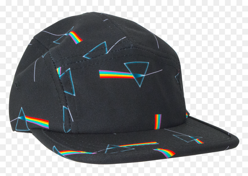 Dark Side Of The Moon 5-panel Skate Hat Adjustable - Dark Side Of The Moon, HD Png Download - dark side of the moon png