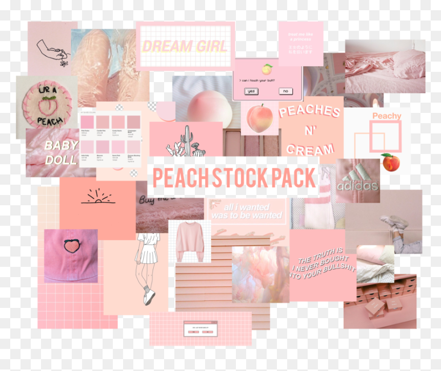 Peach Stock Pack By Summer To The Spring - Collage, HD Png Download - minute to win it logo png