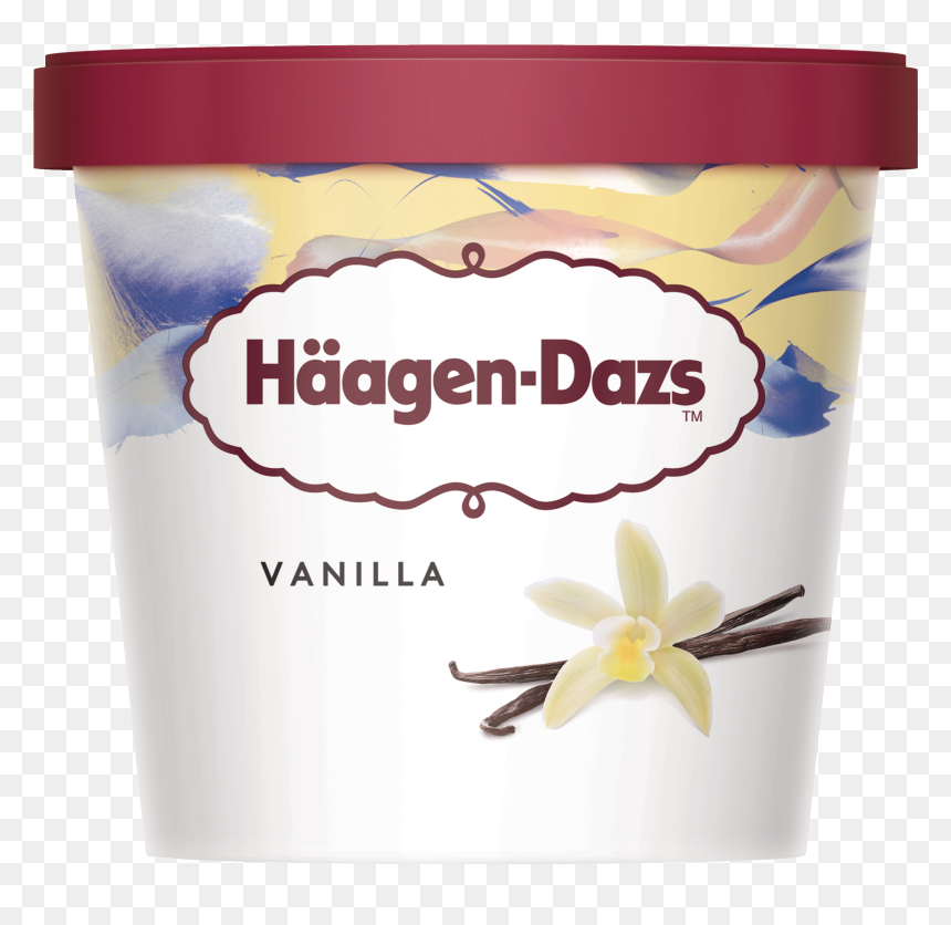 Bidfood - Products - Haagen Dazs Vanilla Pint, HD Png Download - vanilla flower png